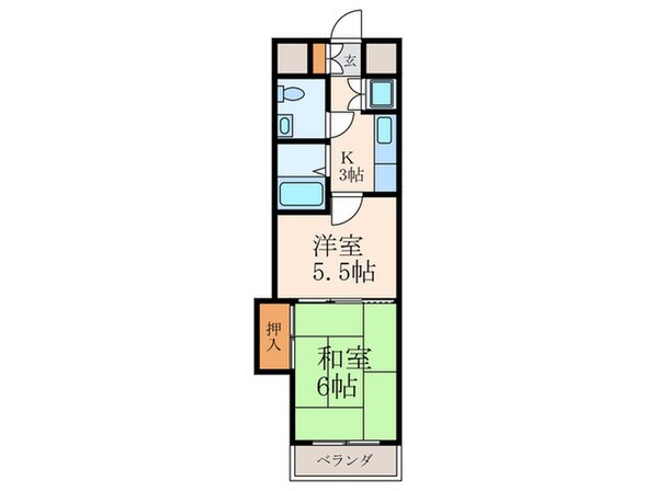 プレジール Ｋの物件間取画像